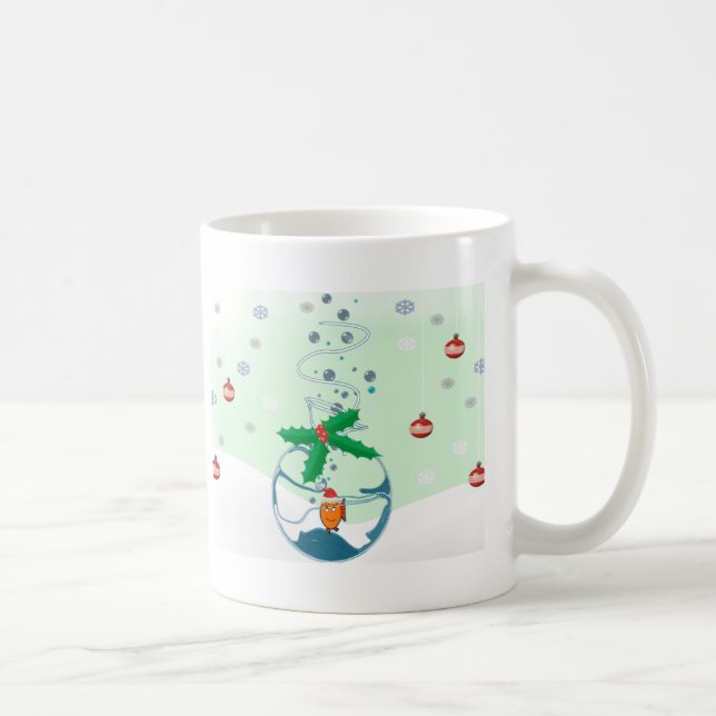 Christmas Fish Coffee Mug (Right)