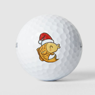 Christmas fish golf balls