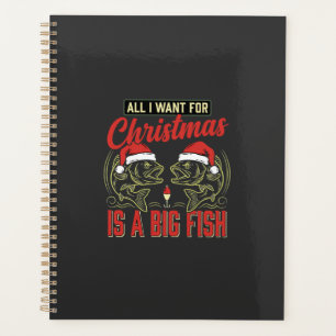 Christmas Fishing Big Fish Holiday Planner