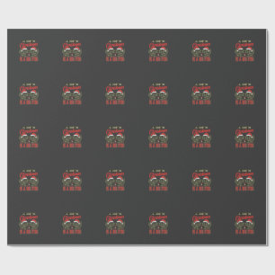 Christmas Fishing Big Fish Holiday Wrapping Paper