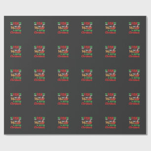 Christmas Fishing Merry Fish You Wrapping Paper