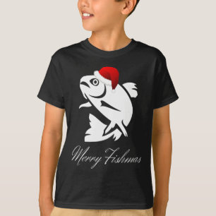 Christmas Fishing - Merry Fishmas T-Shirt