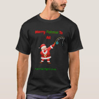 Christmas Fishing tee shirt