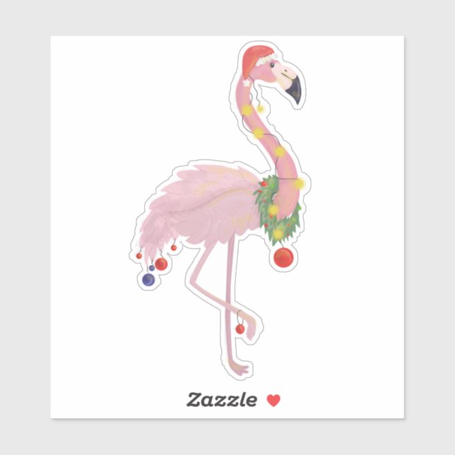 Christmas Flamingo (Sheet)