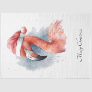 Christmas Flamingo, customisable Tissue Paper