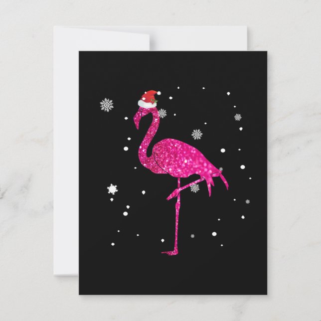 Christmas Flamingo Essential Card (Front)