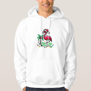 "Christmas Flamingo Fun" Hoodie