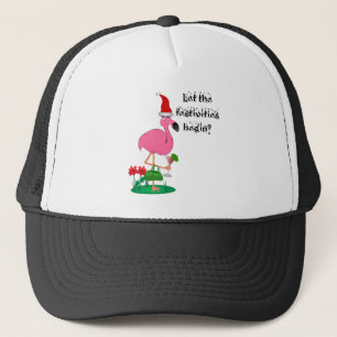 Christmas Flamingo Hat