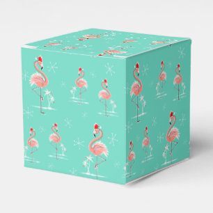 Christmas Flamingo Multi classic Favour Box
