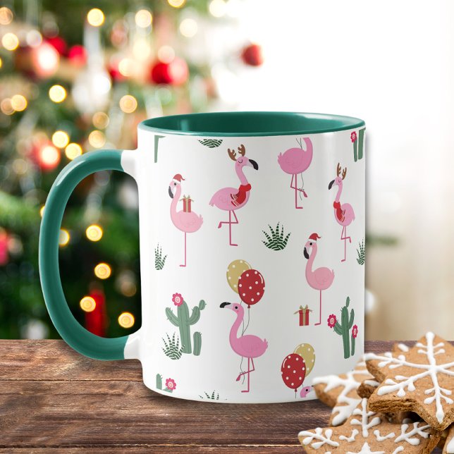 Christmas Flamingo Party | Holidays Mug (Creator Uploaded)