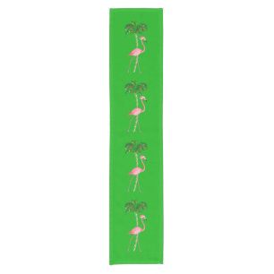 Christmas Flamingo Short Table Runner