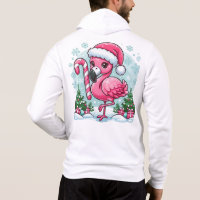 Christmas Flamingo Sublimation Clipart-10424