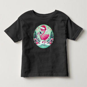 Christmas Flamingo Sublimation Clipart-10424 Toddler T-Shirt