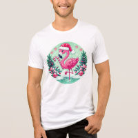 Christmas Flamingo Sublimation Clipart-10424