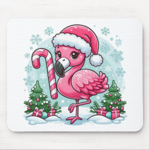 Christmas Flamingo Sublimation Clipart  Mouse Pad
