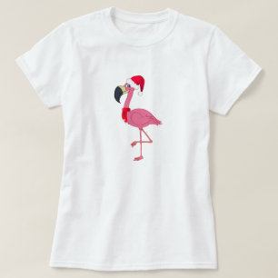 Christmas Flamingo T-Shirt