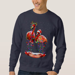Christmas Flamingos Sweatshirt