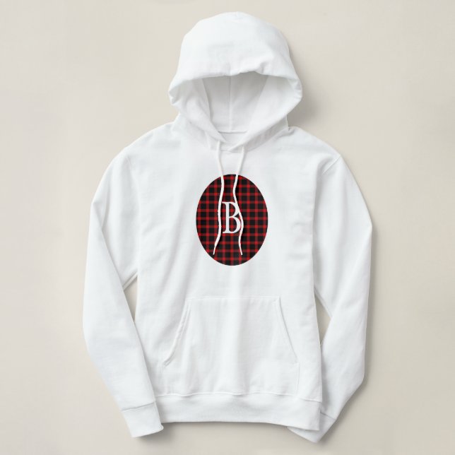 Christmas flannel hoodie (Design Front)