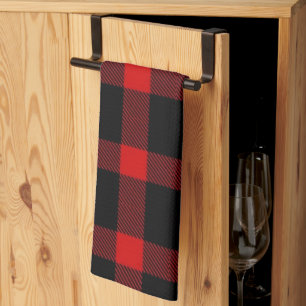 Christmas flannel tea towel
