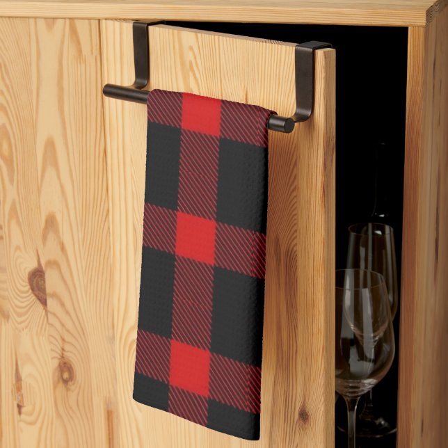 Christmas flannel tea towel (Thirds Fold)
