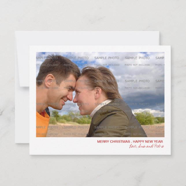 Christmas Flat Card (Front)