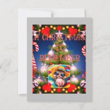 Christmas Flat Holiday Card, Size: 4.25" x 5.5",