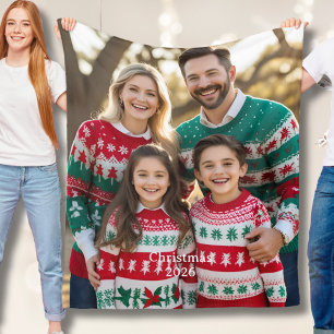 Christmas Fleece Blankets Grandparent Gifts Photo