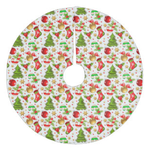 Christmas Fleece Tree Skirt