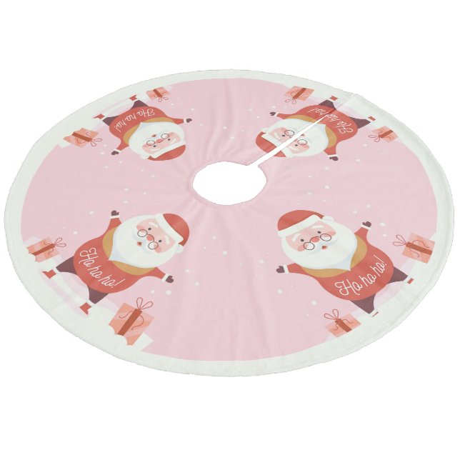 Christmas Fleece Tree Skirt (Angled)