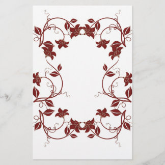 Christmas Floral Stationery