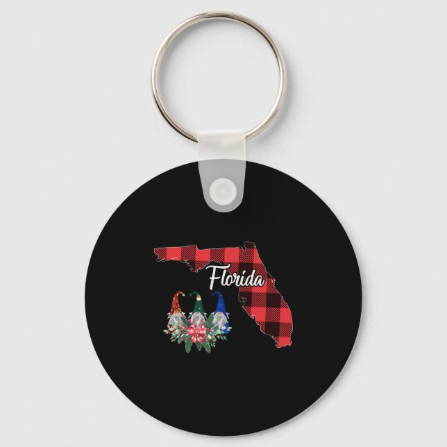 Christmas Florida  Key Ring (Front)