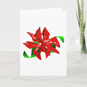 Christmas Flower Card Customisable