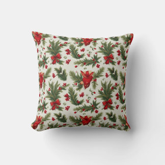 christmas flower cushion pillow