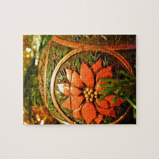 Christmas Flower Jigsaw Puzzle (Horizontal)