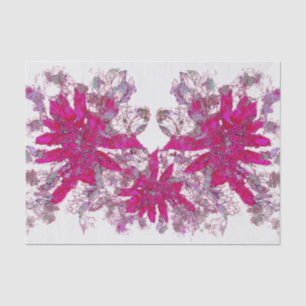 Christmas flower poinsettia decoupage tissue paper