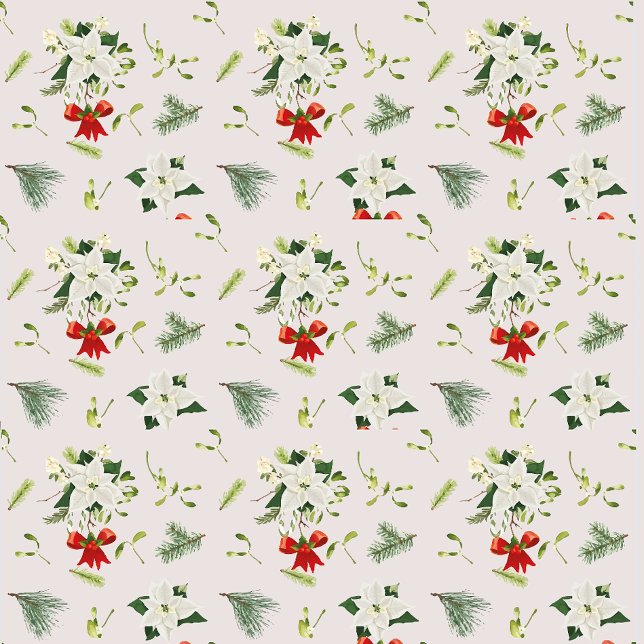 Christmas flowers and bows tissue paper (Creator Uploaded)
