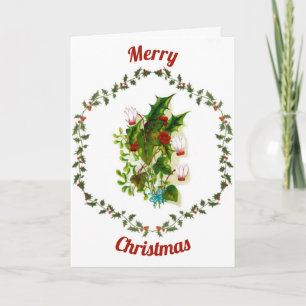 Christmas Flowers Card