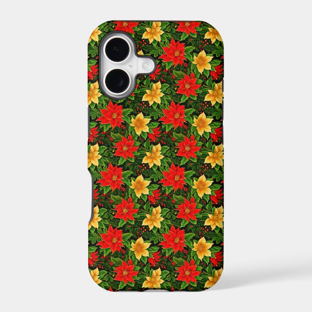 Christmas Flowers Seamless Pattern-69956 (Back)
