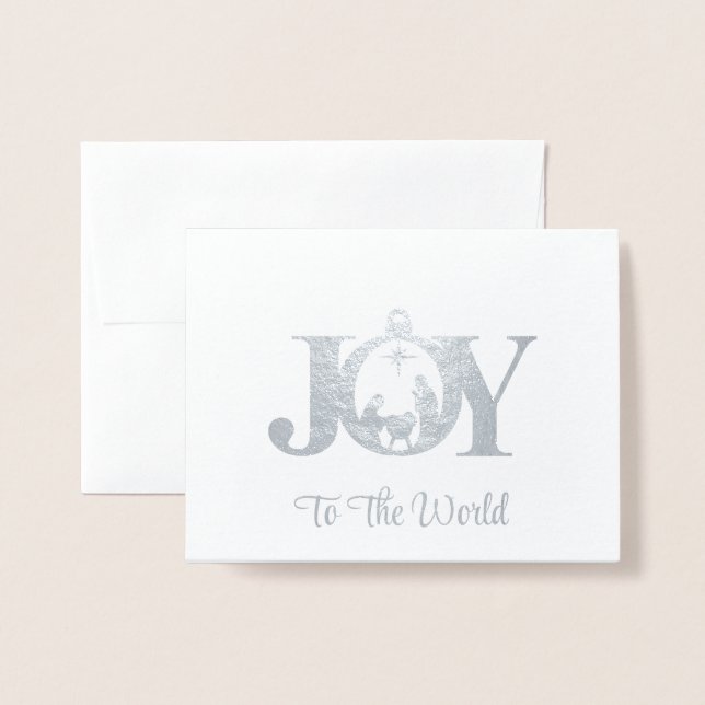 Christmas Foil Card (Front With Envelope)