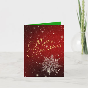 Christmas Folded Announcement Card