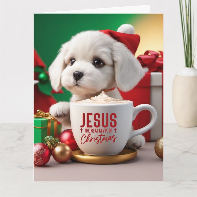 Christmas Folded Greeting Card (Front)