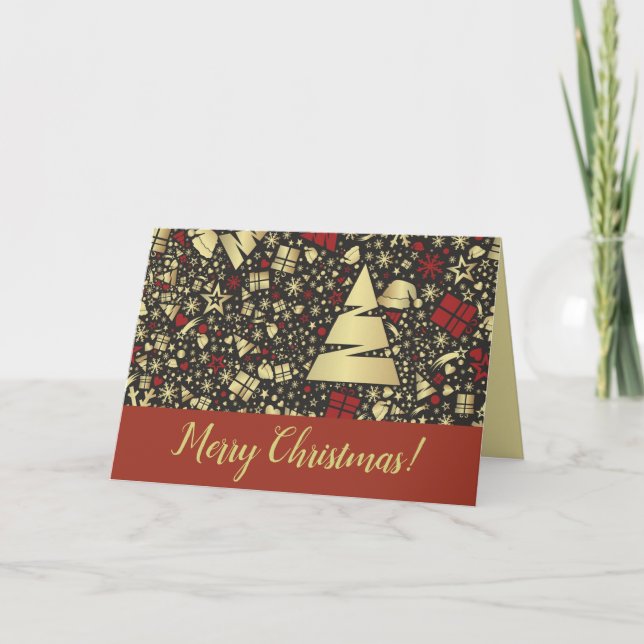 Christmas Folded Holiday Card (Front)