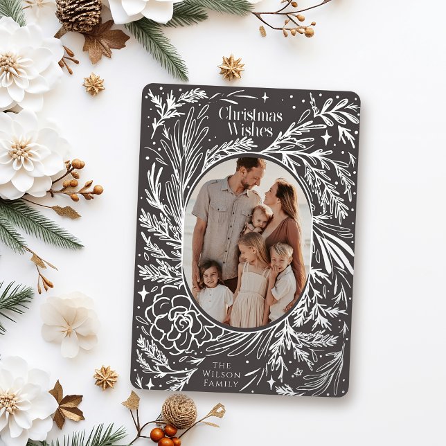 Christmas Foliage Dark Grey (Creator Uploaded)