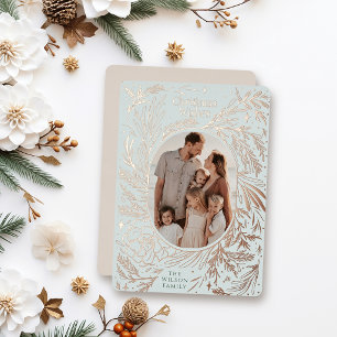 Christmas Foliage Light Blue