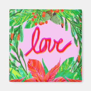 Christmas Foliage - Love Magnet