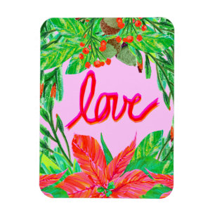 Christmas Foliage - Love Magnet