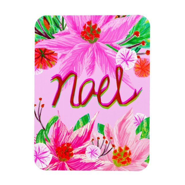 Christmas Foliage - Noel Magnet (Vertical)