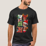 Christmas Football Ho Ho Ho Santa Reindeer Xmas Li T-Shirt<br><div class="desc">Christmas Football Ho Ho Ho Santa Reindeer Xmas Light Pajama</div>