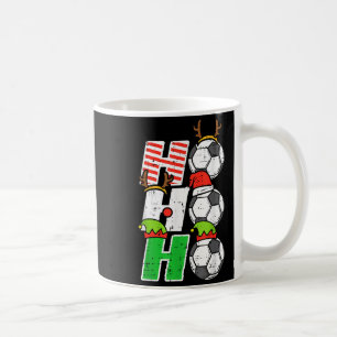 Christmas Football Ho Ho Ho Soccer Xmas Srt Men Wo Coffee Mug