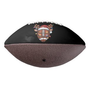 Christmas Football Lover Santa Hat Sports Xmas